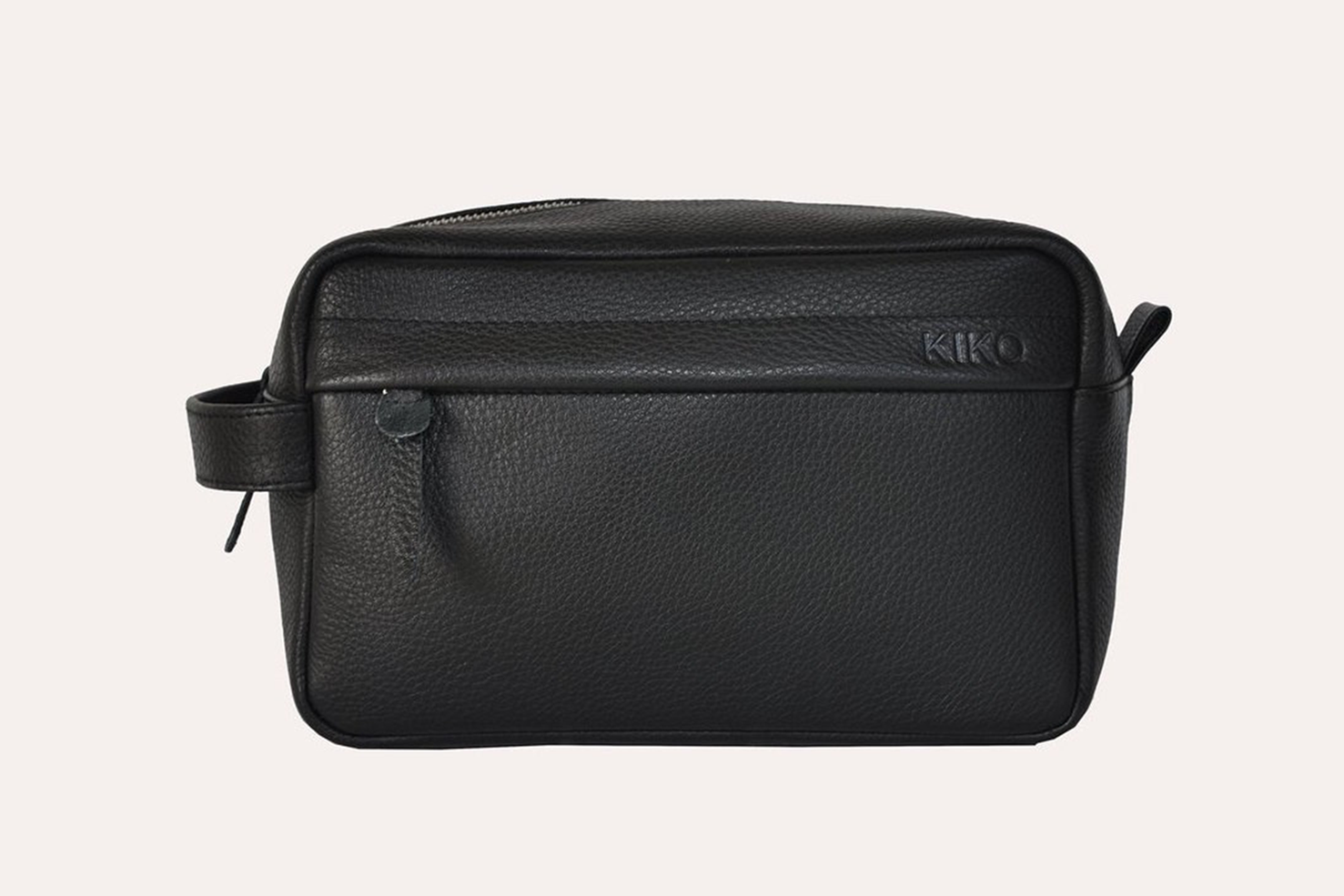 Premium Leather Travel Kit Dopp Shaving Bag Spacious Toiletry Organizer-0