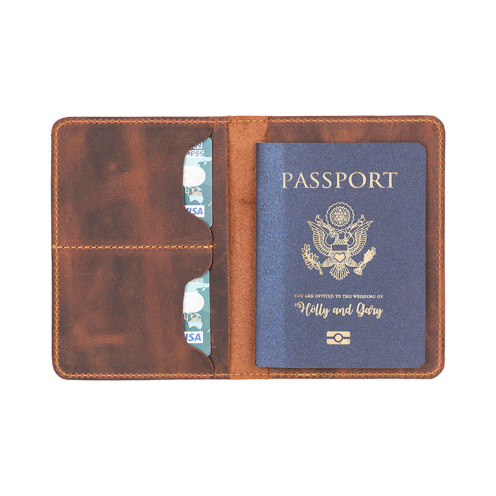 TORONATA Tempe Genuine Leather Passport Holder Handcrafted Organizer-0