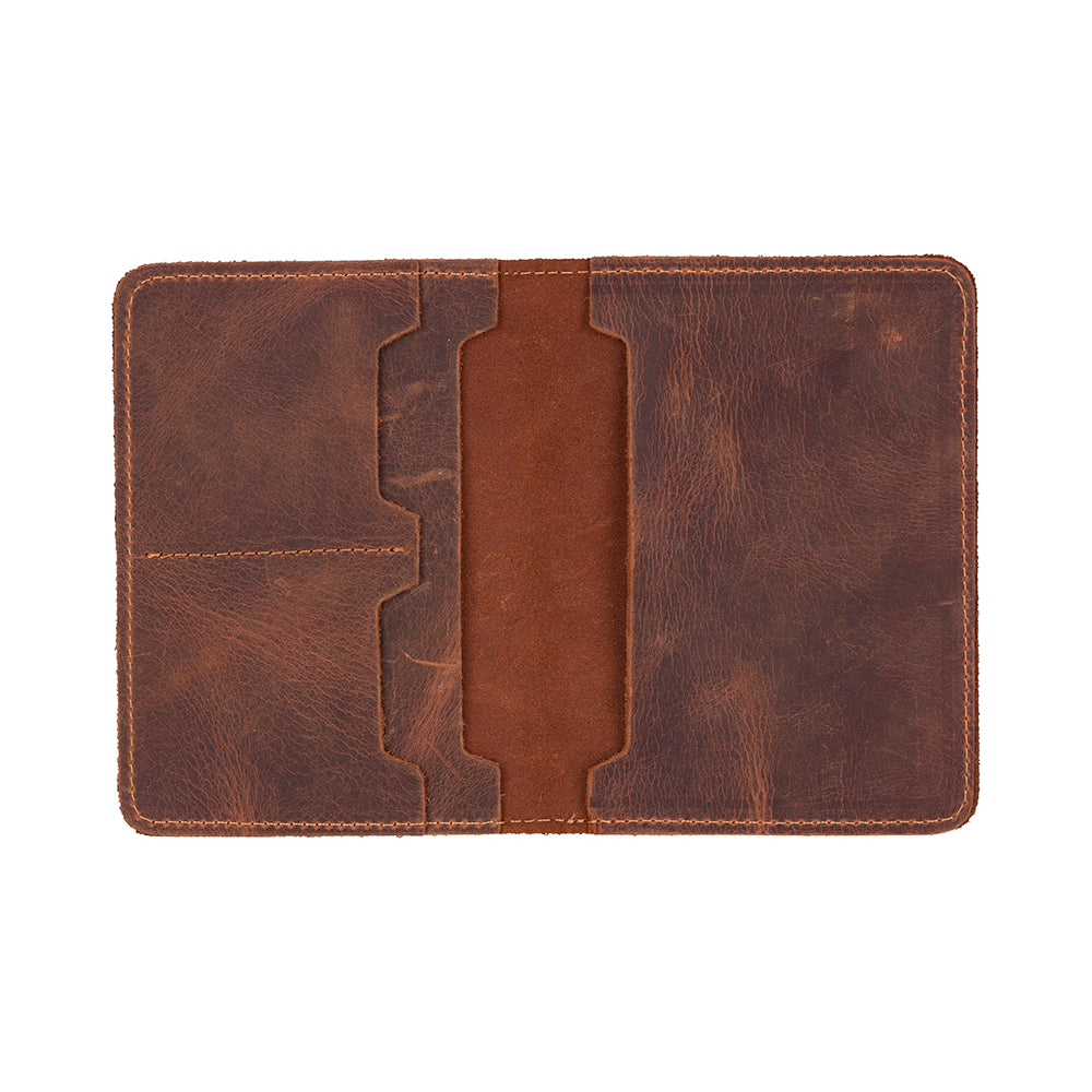 Yuma Genuine Leather Passport Wallet Handmade Travel Document Holder-1