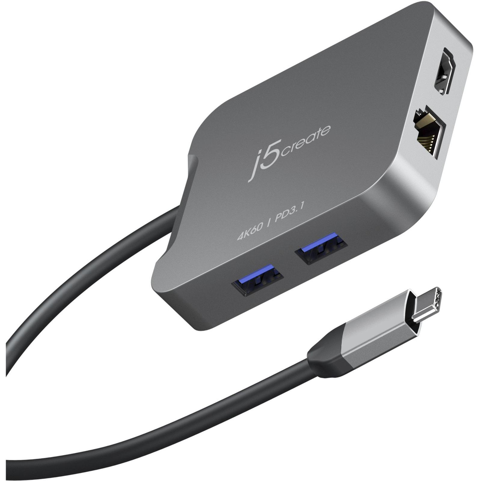 4K60 Elite USB-C Travel Adapter 140W PD Ethernet Gigabit Dock-0