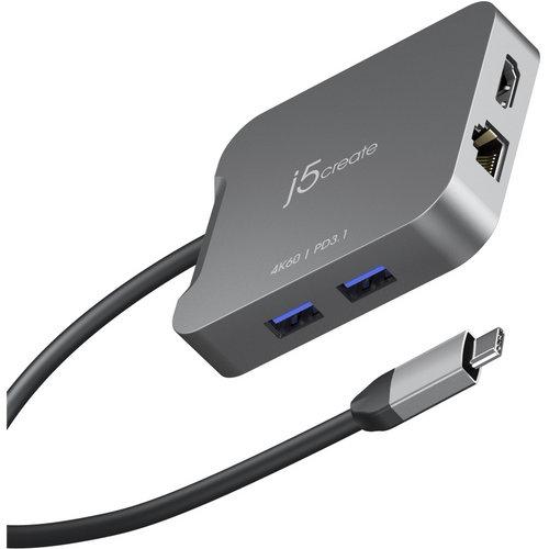 4K60 Elite USB-C Travel Adapter 140W PD Ethernet Gigabit Dock-0