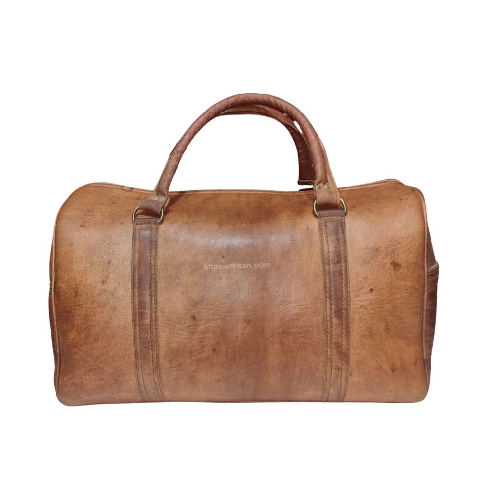 Travel Bag Thunder Handmade Genuine Leather Sustainable Carry-On Bag-0